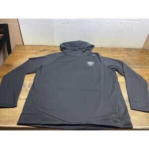 UNRL Hoodie Mens Black Pullover Performance Stretch Hooded Training XL